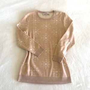 Loft Snowflake Crewneck sweater
